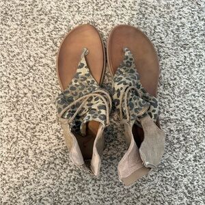 Leopard Print Women's Sandals